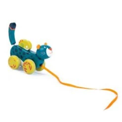 Moulin Roty Jouet à Tirer Zimba La Panthère Dans La Jungle