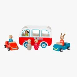 Moulin Roty Bus En Bois Avec Julius -Moulin Roty 632422 4 gris