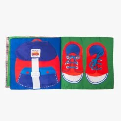 Moulin Roty Livre Tissu Je M'habille -Moulin Roty 661077 6 gris