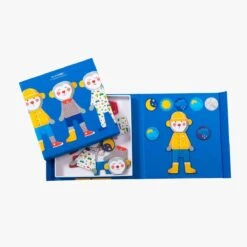 Moulin Roty Jeu Magnétique Je M'habille -Moulin Roty 661365 9 gris