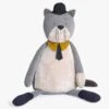 Moulin Roty Peluche Géante Chat Gris Clair Fernand