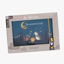 Moulin Roty Album Souvenirs D'école Français Anglais -Moulin Roty 666312 9 gris