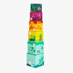 Moulin Roty Cubes Empilables -Moulin Roty 668210 6 gris 1