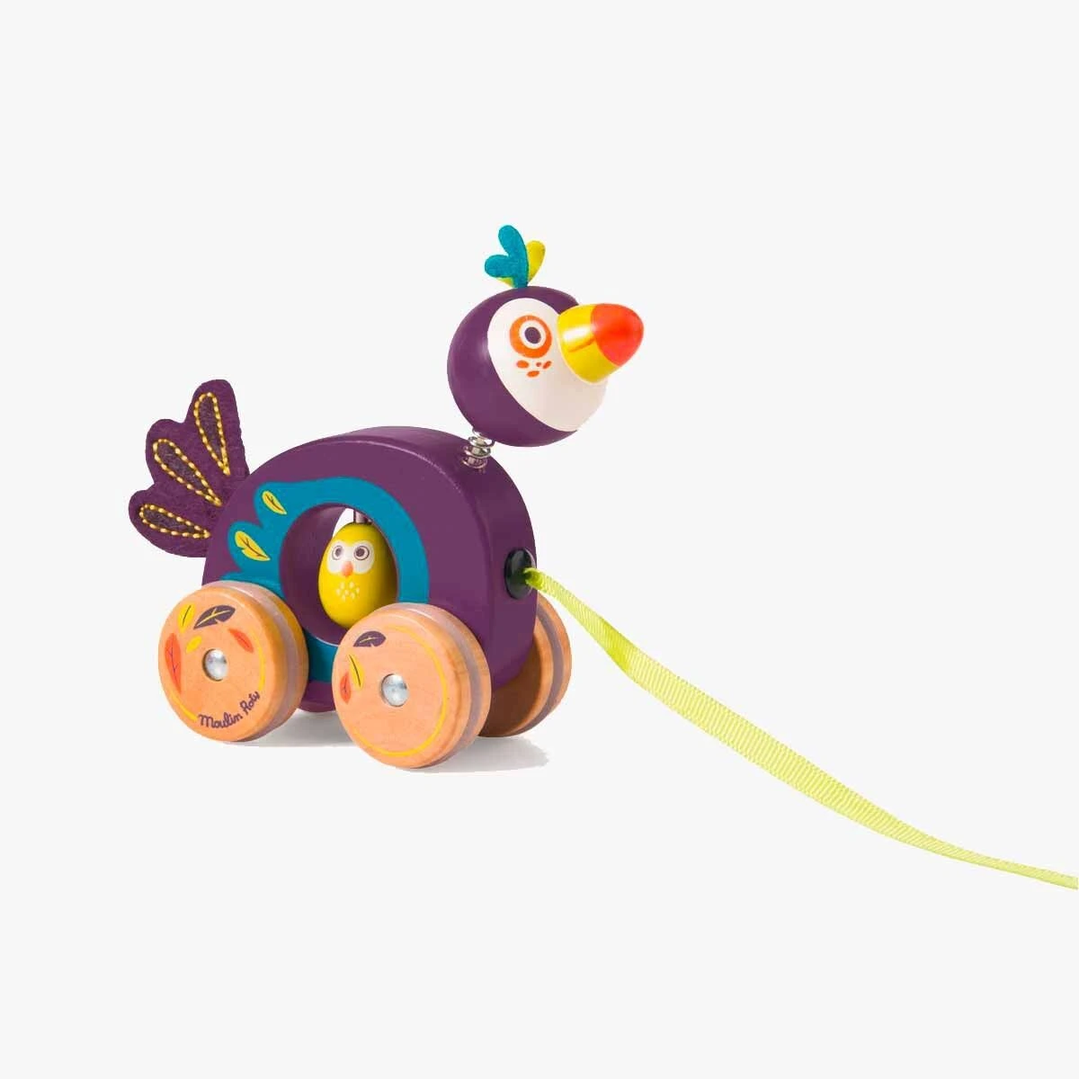 Moulin Roty Petit Jouet à Tirer Pakou 2 Moulin Roty Petit Jouet à Tirer Pakou – Image 2