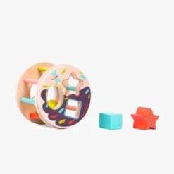 Moulin Roty Boîte à Formes à Tirer Pakou -Moulin Roty 668365 8 gris