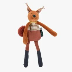 Moulin Roty Doudou-hochet écureuil