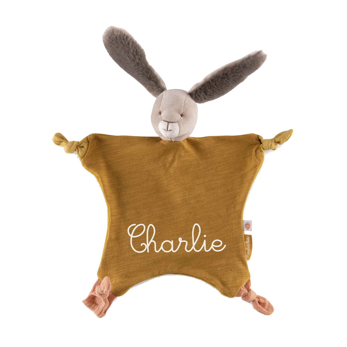 Moulin Roty Doudou Lapin Ocre 1 Moulin Roty Doudou Lapin Ocre