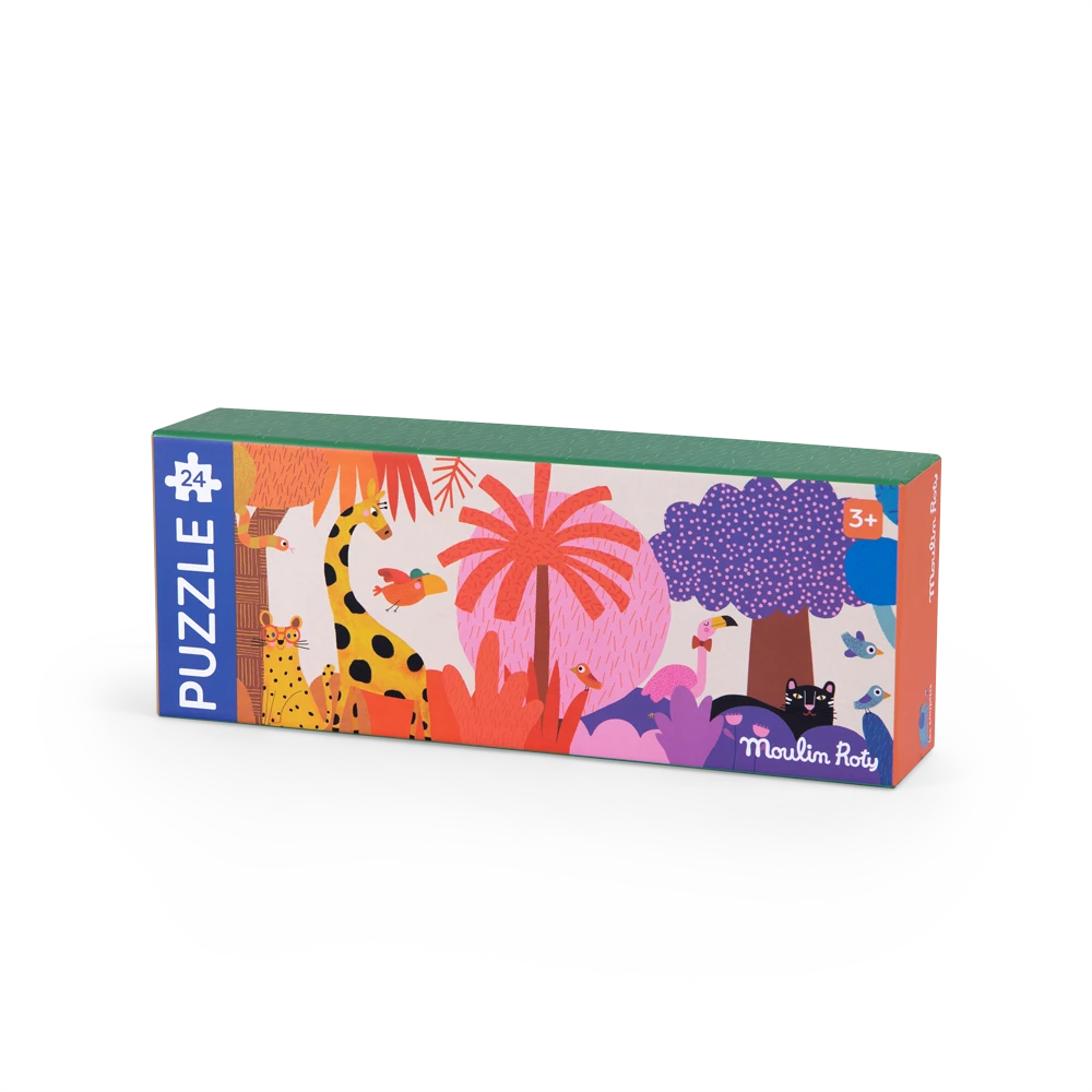 Moulin Roty Puzzle La Jungle 24 Pcs 2 Moulin Roty Puzzle La Jungle 24 Pcs – Image 2