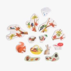 Moulin Roty Calendrier Magnétique Des Saisons -Moulin Roty 712400 13 gris