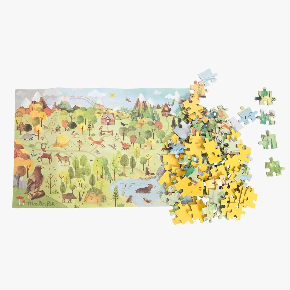 Moulin Roty Puzzle La Forêt 96 Pièces 1 Moulin Roty Puzzle La Forêt 96 Pièces