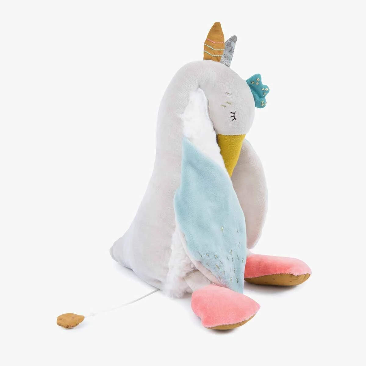 Moulin Roty Peluche Musicale Oie 2 Moulin Roty Peluche Musicale Oie – Image 2