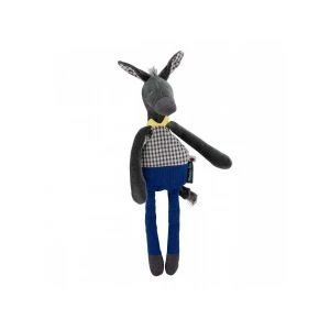 Moulin Roty Pomme Des Bois - Doudou-hochet âne 1 Moulin Roty Pomme Des Bois - Doudou-hochet âne