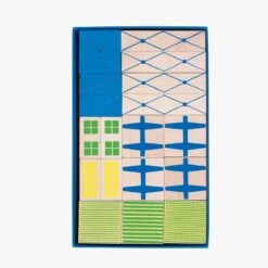 Moulin Roty Jeu De Construction En Bois Bloc Ville -Moulin Roty 720404 3 gris