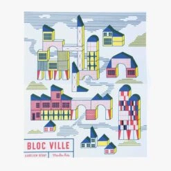 Moulin Roty Jeu De Construction En Bois Bloc Ville -Moulin Roty 720404 7 gris