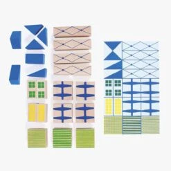 Moulin Roty Jeu De Construction En Bois Bloc Ville -Moulin Roty 720404 8 gris