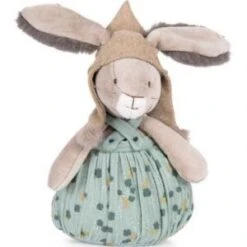 Moulin Roty Peluche Musicale Lapin Trois Petits Lapins (23 Cm)