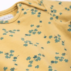 Moulin Roty Body En Jersey Imprimé Trèfles - Iris -Moulin Roty Body en jersey imprime trefles Iris Trois petits lapins Moulin Roty 2