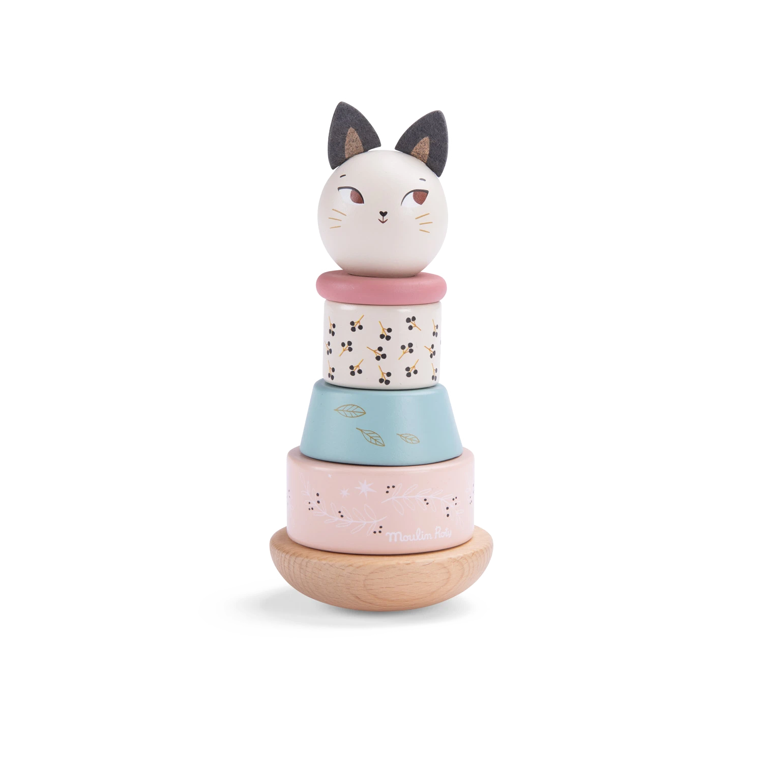 Moulin Roty Culbuto Chat Empilable En Bois 1 Moulin Roty Culbuto Chat Empilable En Bois