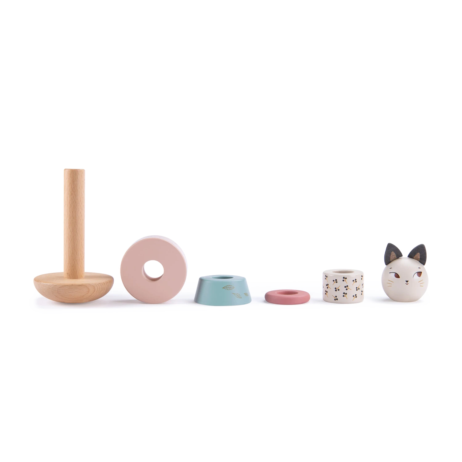 Moulin Roty Culbuto Chat Empilable En Bois 4 Moulin Roty Culbuto Chat Empilable En Bois – Image 4