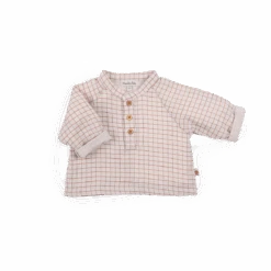 Moulin Roty Chemise En Lange Imprimé Carreaux Bicolore - Isae