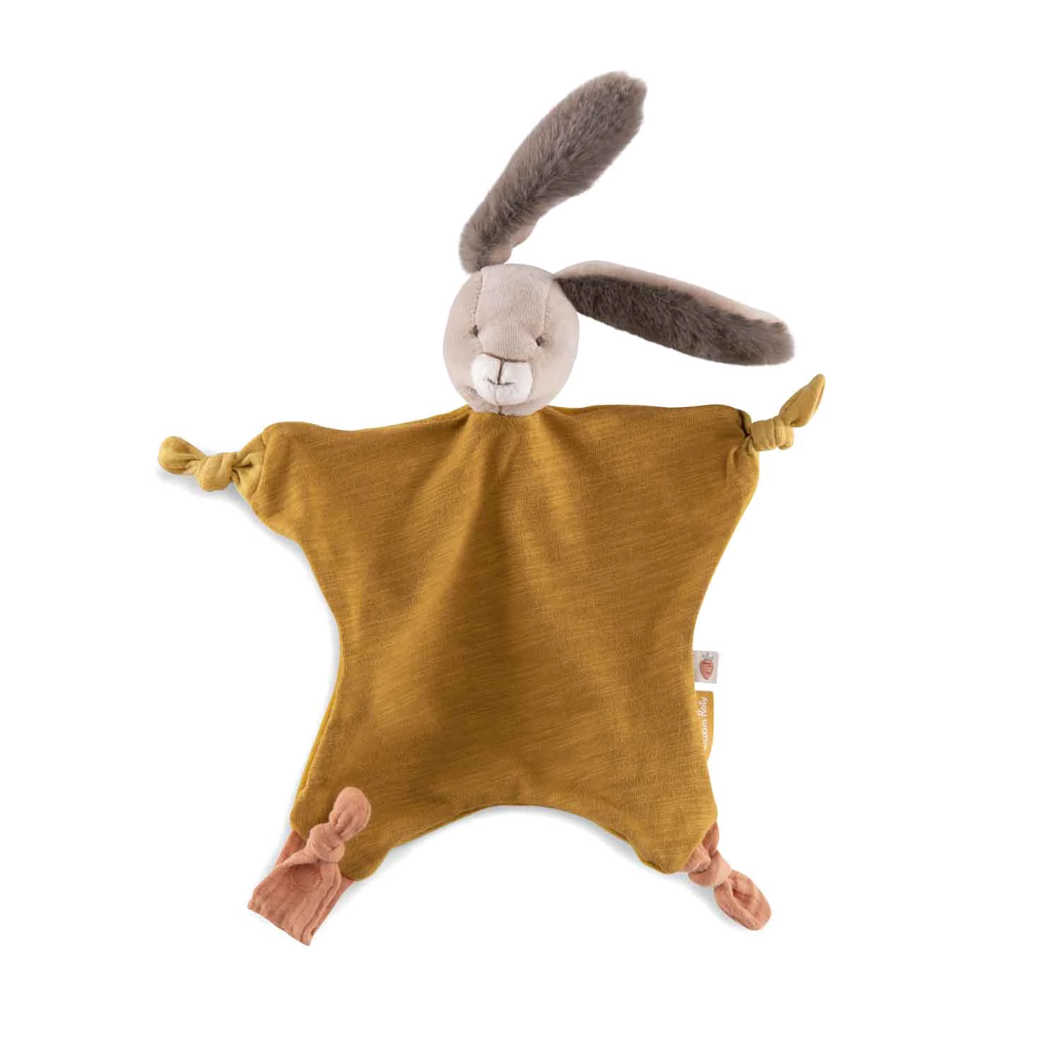 Moulin Roty Doudou Lapin Ocre 5 Moulin Roty Doudou Lapin Ocre – Image 5