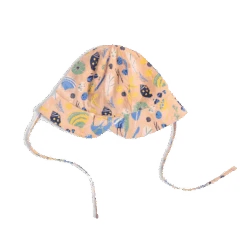 Moulin Roty Huguette Chapeau Popeline Motif Coquillages