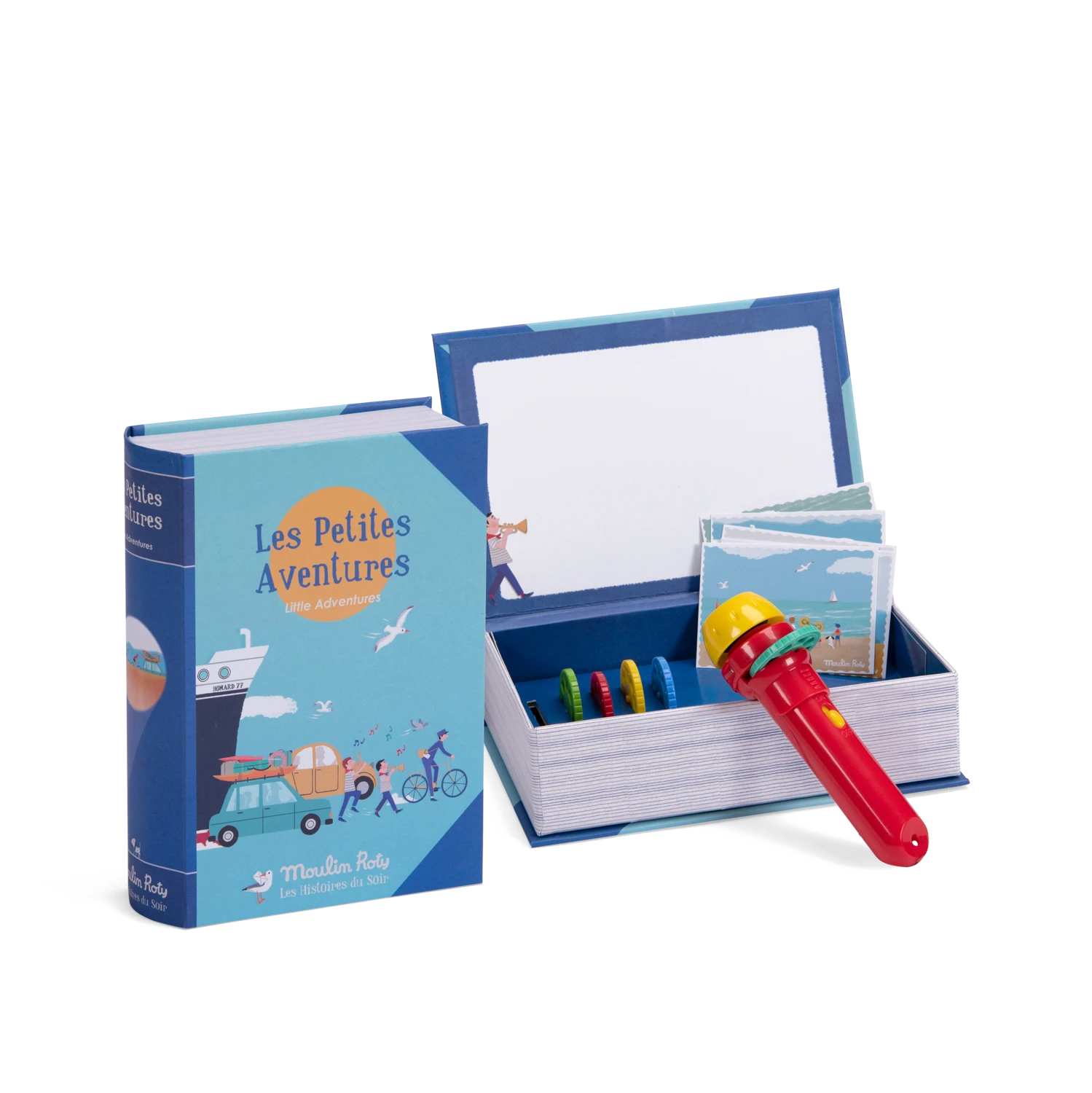 Moulin Roty Lampe à Histoires Livre Les Petites Aventures