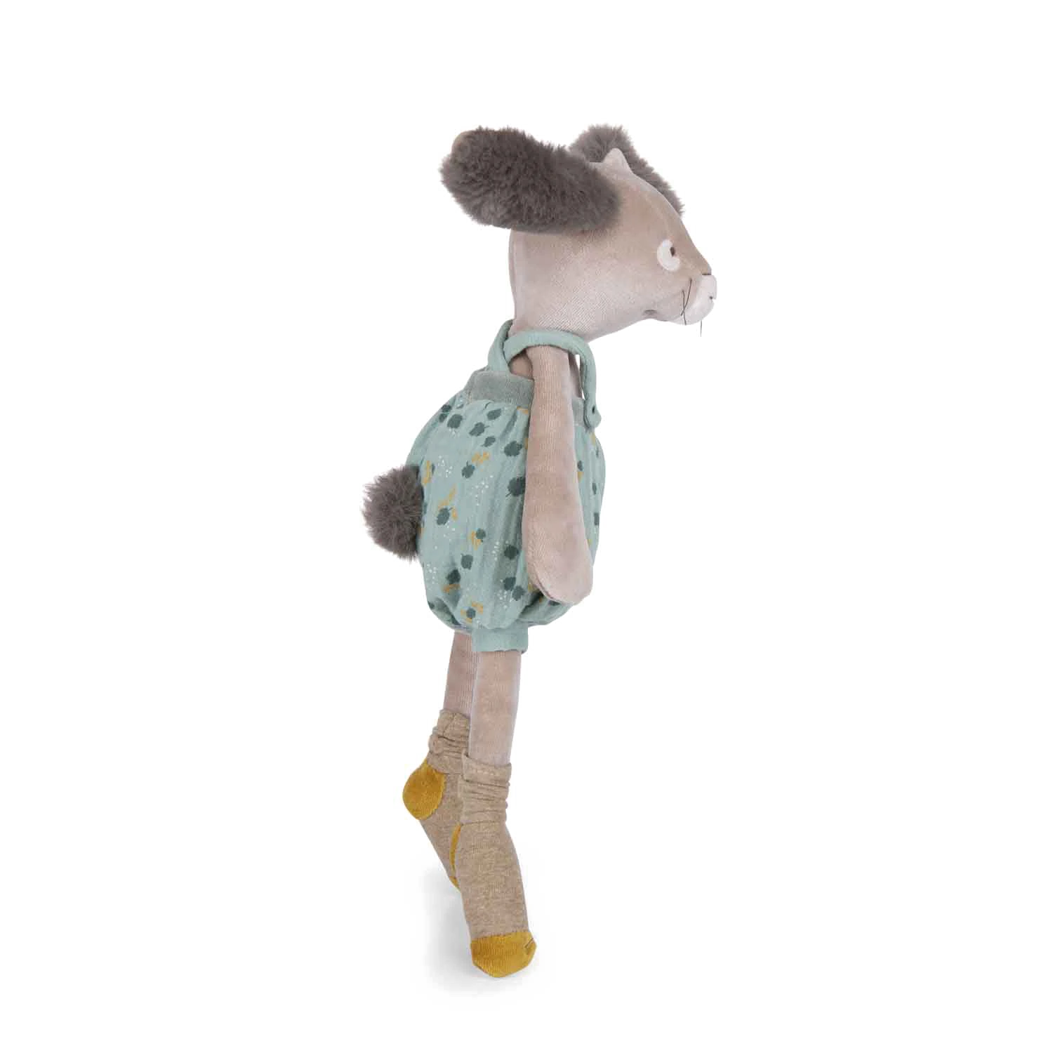 Moulin Roty Peluche Lapin Sauge 5 Moulin Roty Peluche Lapin Sauge – Image 5