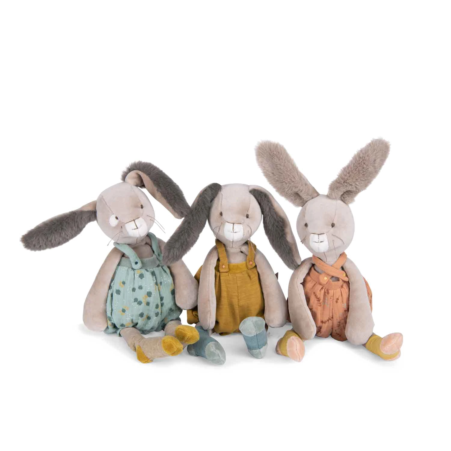 Moulin Roty Peluche Lapin Sauge 7 Moulin Roty Peluche Lapin Sauge – Image 7