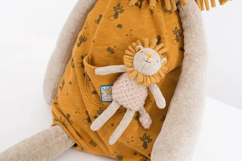 Moulin Roty Peluche Géante Lion Et Son Doudou – Image 8