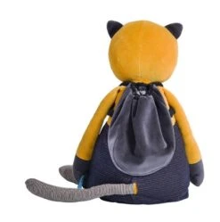 Moulin Roty Peluche Géante Chat Moutarde Lulu -Moulin Roty Peluche geante chat moutarde Lulu Les Moustaches Moulin Roty 1