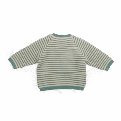 Moulin Roty Pull En Tricot Rayé - Igname -Moulin Roty Pull en tricot raye Igname Trois petits lapins Moulin Roty 3