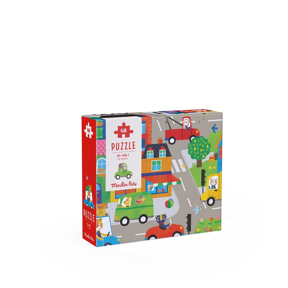 Moulin Roty Puzzle En Ville 48 Pcs 1 Moulin Roty Puzzle En Ville 48 Pcs