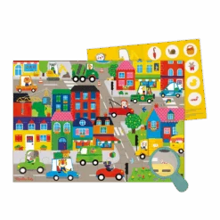 Moulin Roty Puzzle En Ville 48 Pcs 5 Moulin Roty Puzzle En Ville 48 Pcs -Moulin Roty Puzzle En ville 48 pcs Les Popipop Moulin Roty 2