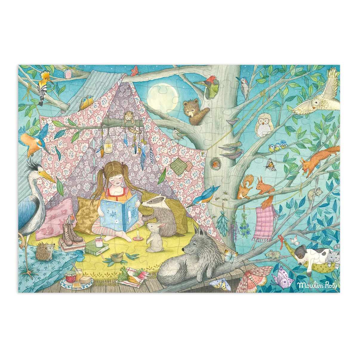 Moulin Roty Puzzle La Cabane Secrète 100 Pcs 2 Moulin Roty Puzzle La Cabane Secrète 100 Pcs – Image 2