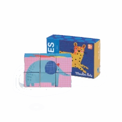 Moulin Roty Puzzle En Bois 6 Cubes -Moulin Roty Puzzle en bois 6 cubes Les Toupitis Moulin Roty 1