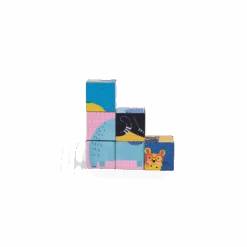 Moulin Roty Puzzle En Bois 6 Cubes -Moulin Roty Puzzle en bois 6 cubes Les Toupitis Moulin Roty 2