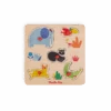 Moulin Roty Puzzle Encastrable En Bois 5 Animaux