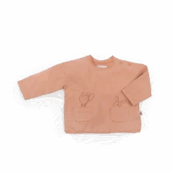 Moulin Roty Tee-shirt En Jersey Rose - Iulian -Moulin Roty Teeshirt en jersey rose Iulian Trois petits lapins Moulin Roty 2