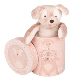 Moulin Roty A Petits Pas Peluche Chien Marron Beige