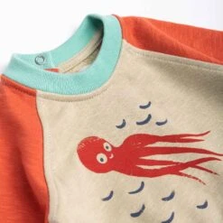 Moulin Roty Hercule Sweat-shirt Motif Pieuvre -Moulin Roty hercule 3