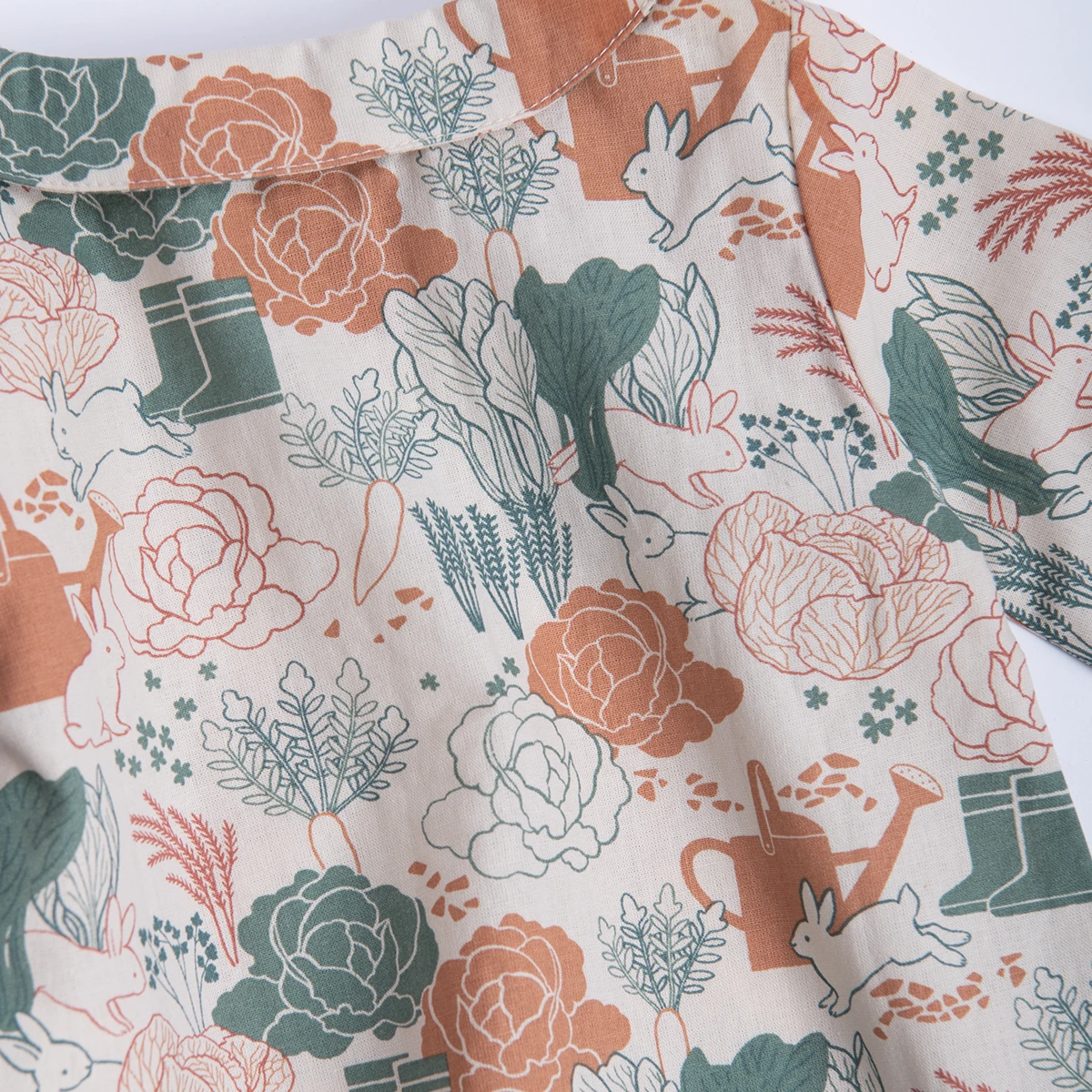 Moulin Roty Blouse En Coton Imprimé Potager - Isée 3 Moulin Roty Blouse En Coton Imprimé Potager - Isée – Image 3