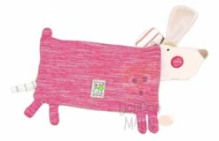 Moulin Roty Koko La Lune Doudou Chien Rouge Beige