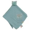 Moulin Roty Les Pachats Doudou Chat Lange Plat Carré Vert