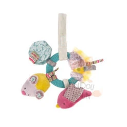 Moulin Roty Les Pachats Hochet Anneau D'éveil Souris Oiseau